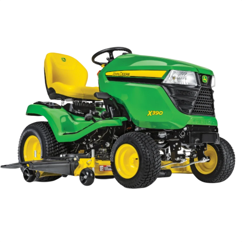 John Deere X390 Lawn Tractor with 48-In. Accel Deep Deck